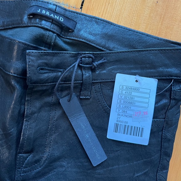NWT J Brand Skinny Leather Pants - Picture 3 of 3